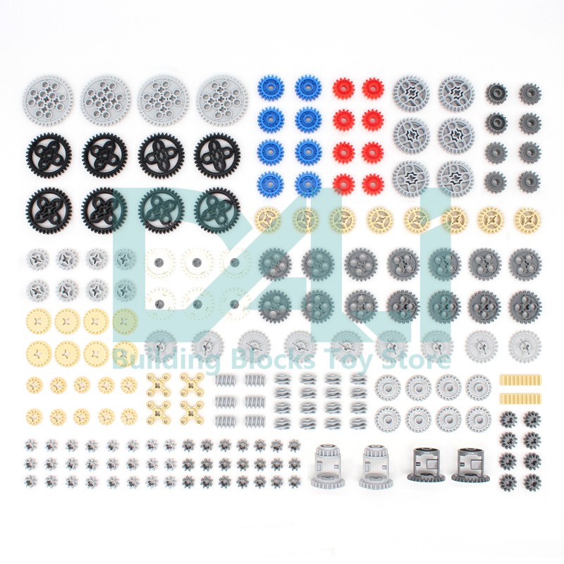 Tech Gear Accessories - Технические детали MOC, 198 шт., высокотехнологичный