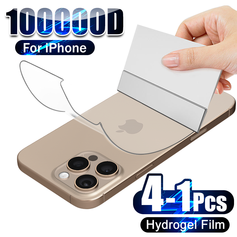 Tech Accessories Phone - 4-1 шт. задняя гидрогелевая пленка для