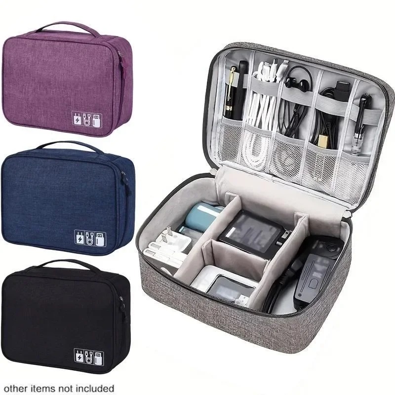 Tech Accessories Travel Case - Водонепроницаемый органайзер для электроники и кабелей,