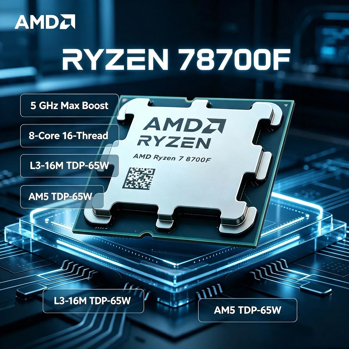 Amd Cpu Ryzen 7 - Процессор AMD Ryzen 7 8700F 5