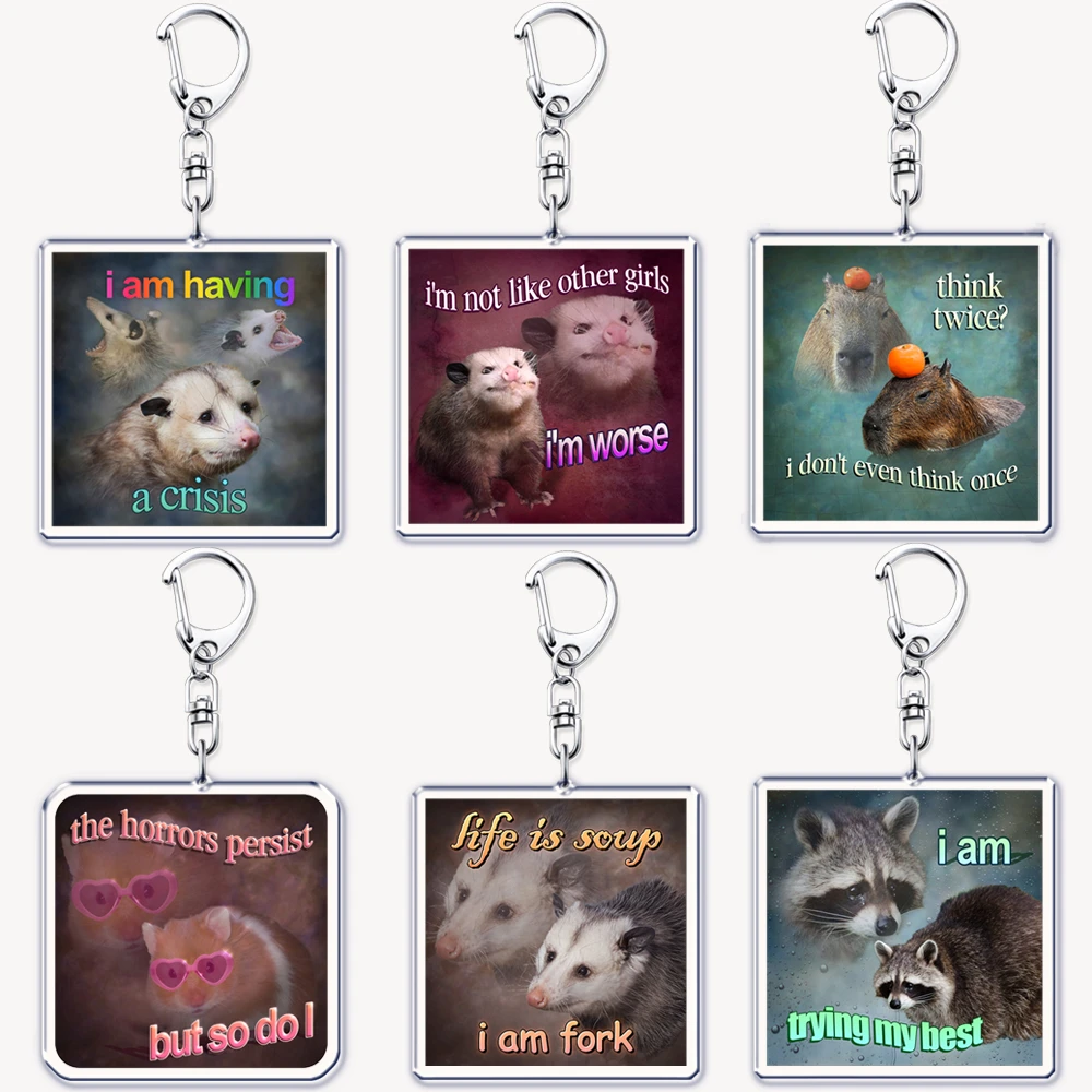 Tech Accessories Bag - Забавный опус, хомяк, енот, кот, мем,