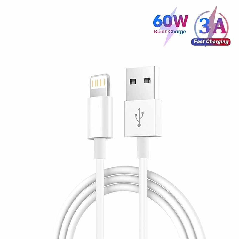 Tech Accessories Phone - 3A USB A to Lightning Кабель