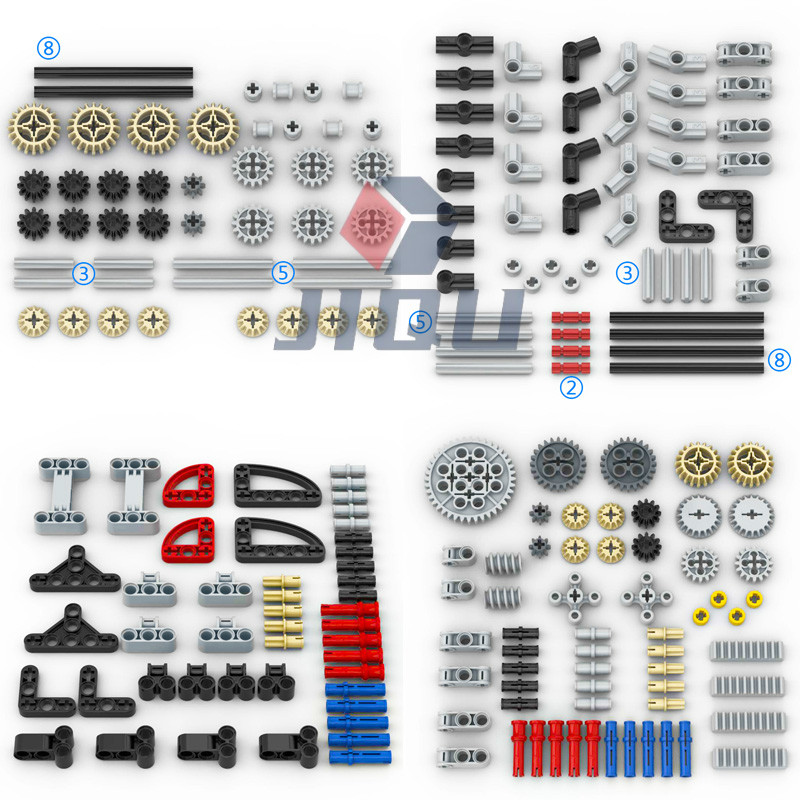 Tech Gear Accessories - Конструктор MOC Technology, аксессуары для объемных