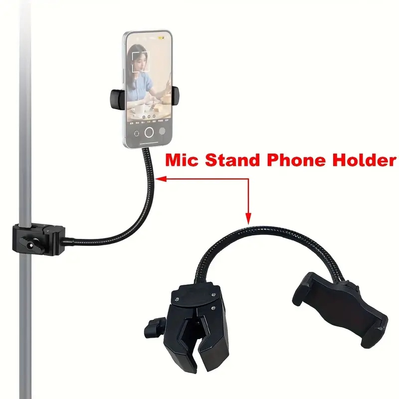 Mobile Tech Accessories - Гибкая регулируемая подставка для микрофона, держатель