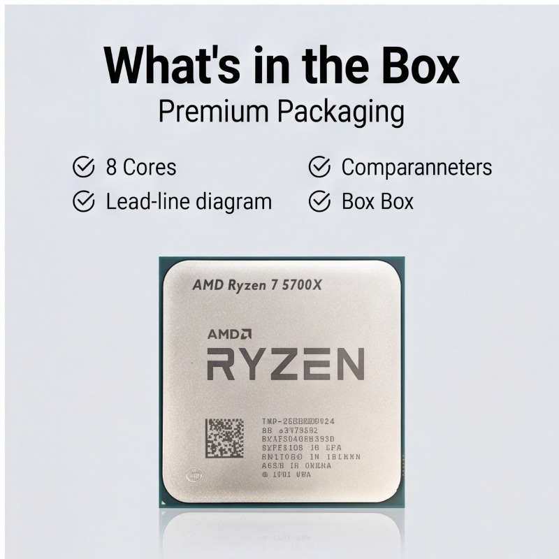 AMD Ryzen 7 5700X Настольный п – обзор и цена Amd Cpu Ryzen 7