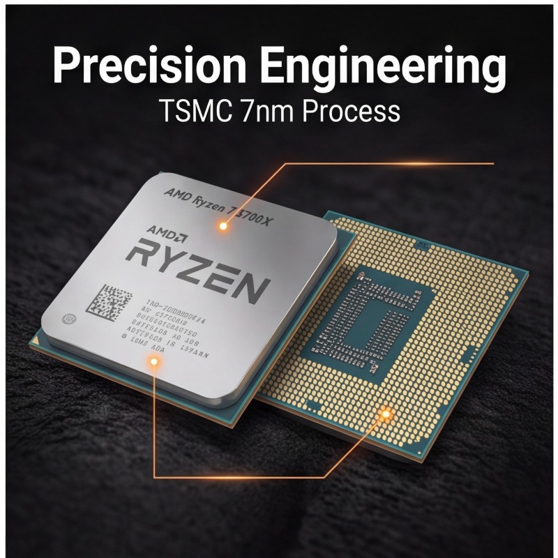 AMD Ryzen 7 5700X Настольный п – обзор и цена Amd Cpu Ryzen 7