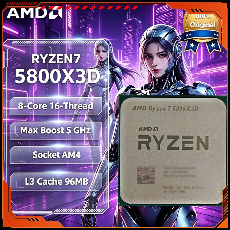 Процессор AMD Ryzen 7 5800X3D, – обзор и цена Amd Cpu Ryzen 7