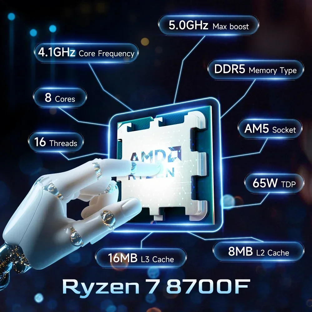 Процессор AMD Ryzen 7 8700F 5  – обзор и цена Amd Cpu Ryzen 7